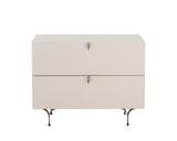 Celine Nightstand - Large - Cream 110030 Sunpan