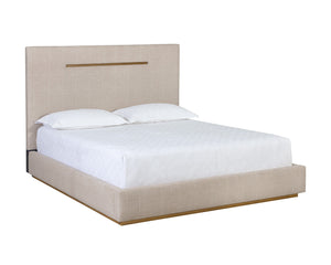 Danbury Bed - King - Naya Check Cream 110048 Sunpan