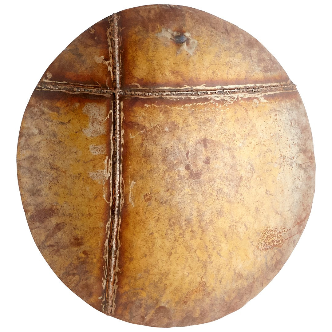 Medium Spur Line Rustic Bronze Iron Wall Art