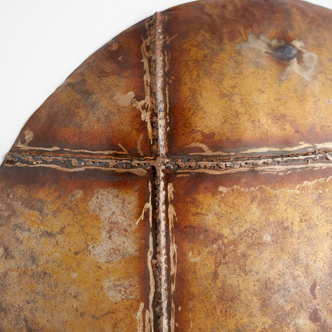 Medium Spur Line Rustic Bronze Iron Wall Art - Thumbnail 4