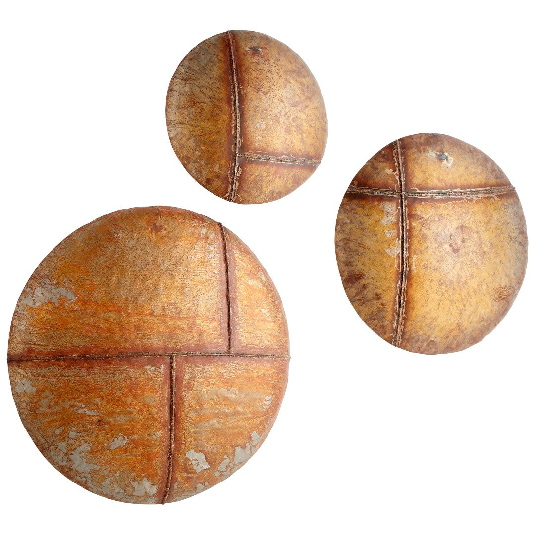 Medium Spur Line Rustic Bronze Iron Wall Art - Thumbnail 2