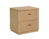 Etienne Nightstand - Rustic Oak 110133 Sunpan