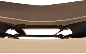 Meridian Furniture Rawlins Vegan Leather Counter Stool with Wood Frame for Kitchen Islands and Modern Dining Spaces Brown Style A 11014Brown-C