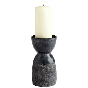 Escalante Candleholder Black 11016 Cyan Design