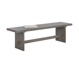 Linus Bench - Grey 110171 Sunpan