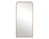 Calabasas Floor Mirror - Rustic Oak 110173 Sunpan