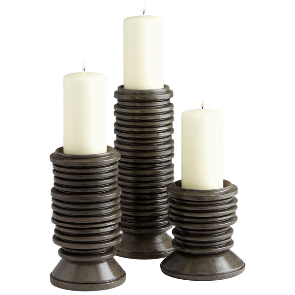 Provo Candleholder Black 11022 Cyan Design