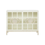 Ficino Bookshelf White/Cream, Gold 385928 Chelsea House