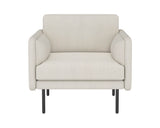 Luella Armchair - Mina Ivory 110257 Sunpan