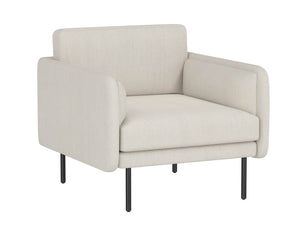 Luella Armchair - Mina Ivory 110257 Sunpan