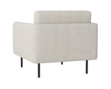 Luella Armchair - Mina Ivory 110257 Sunpan