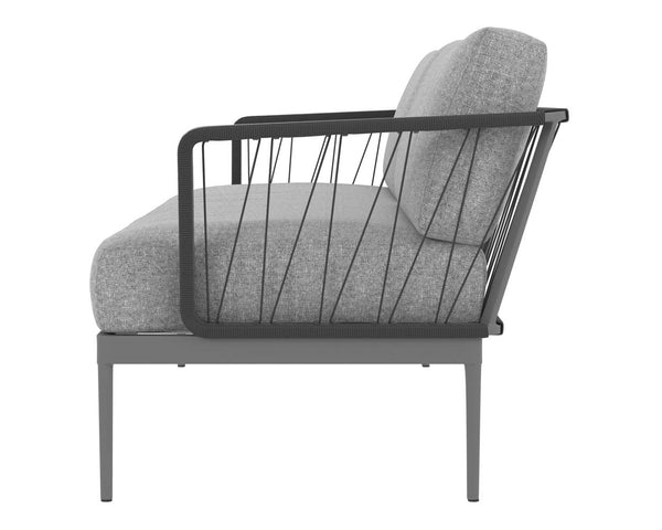 Catania Sofa - Dark Grey - Copacabana Grey 110263 Sunpan