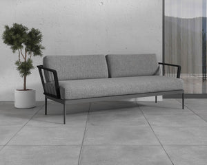 Catania Sofa - Dark Grey - Copacabana Grey 110263 Sunpan