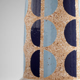 Soda Canyon Vase Multi Color 11027 Cyan Design