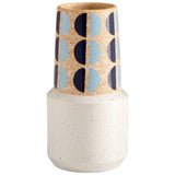 Soda Canyon Vase Multi Color 11027 Cyan Design