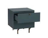 Celine Nightstand - Small - Teal 110372 Sunpan