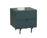 Celine Nightstand - Small - Teal 110372 Sunpan