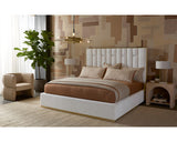 Nemu Bed - King - Rhea Light Barley 110377 Sunpan