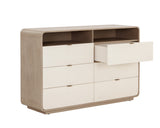 Kayden Dresser - Oyster Shagreen 110386 Sunpan