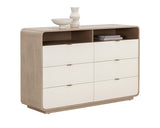 Kayden Dresser - Oyster Shagreen 110386 Sunpan