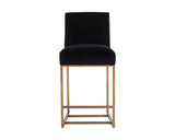 Joyce Counter Stool - Cube Black 110389 Sunpan