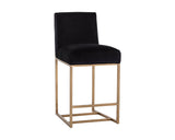 Joyce Counter Stool - Cube Black 110389 Sunpan