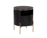 Paloma End Table - Black 110398 Sunpan