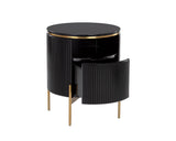 Paloma End Table - Black 110398 Sunpan