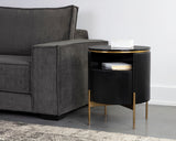 Paloma End Table - Black 110398 Sunpan