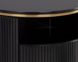 Paloma End Table - Black 110398 Sunpan