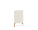 Rebel Dresser - Large - Champagne Gold - Cream 110441 Sunpan