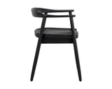 Jeremy Dining Armchair - Black 110457 Sunpan