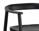 Jeremy Dining Armchair - Black 110457 Sunpan