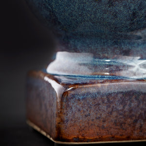 Big Sky Planter Blue Glaze 11045 Cyan Design