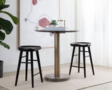 Dominic Counter Stool - Black 110460 Sunpan