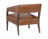 Carlyle Lounge Chair - Shalimar Tobacco Leather 110532 Sunpan