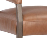 Carlyle Lounge Chair - Shalimar Tobacco Leather 110532 Sunpan