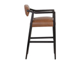 Keagan Barstool - Shalimar Tobacco Leather 110557 Sunpan