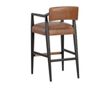 Keagan Barstool - Shalimar Tobacco Leather 110557 Sunpan