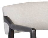 Keagan Lounge Chair - Saloon Light Grey Leather 110561 Sunpan