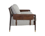 Mauti Sofa - Brown - Vault Fog / Bravo Cognac 110574 Sunpan