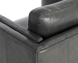 Richmond Armchair - Brentwood Charcoal Leather 110575 Sunpan