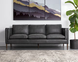 Richmond Sofa - Brentwood Charcoal Leather 110576 Sunpan