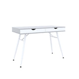 IDEAZ 1105UFOGrey Home Desk with Two Storage Drawers Grey / White 1105UFO