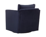 Georgie Swivel Lounge Chair - Abbington Navy 110632 Sunpan