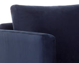 Georgie Swivel Lounge Chair - Abbington Navy 110632 Sunpan