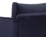 Georgie Swivel Lounge Chair - Abbington Navy 110632 Sunpan