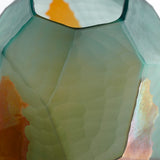 Roca Verde Vase Green and Gold 11064 Cyan Design