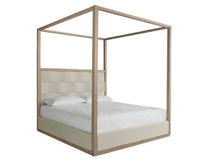 Hoyos Canopy Bed - King - Topaz Beige - 110662 Sunpan