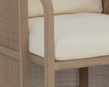 Palermo Dining Chair - Drift Brown - Stinson Cream 110717 Sunpan